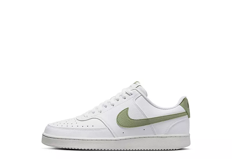 Nike Mens Court Vision Low Sneaker - White 3 Nike Mens Court Vision Low Sneaker - White - Image 3