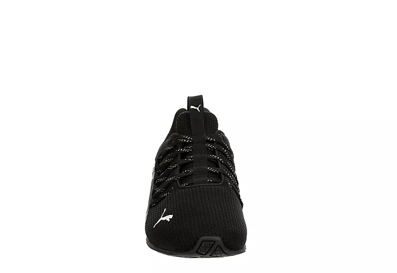 Puma Mens Axelion Sneaker - Black 3 Puma Mens Axelion Sneaker - Black - Image 3