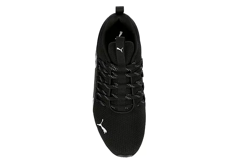 Puma Mens Axelion Sneaker - Black 6 Puma Mens Axelion Sneaker - Black - Image 6