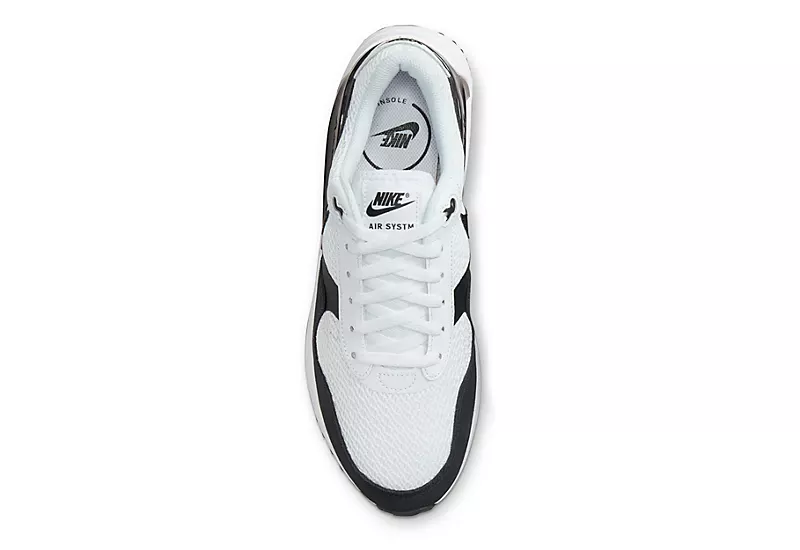 Nike Mens Air Max Systm Sneaker - White 5 Nike Mens Air Max Systm Sneaker - White - Image 5