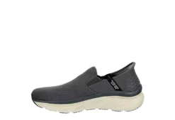 Skechers Mens Slip-ins Dlux Walker Orford - Dark Grey -Boot Shoes store US 01 601364 03