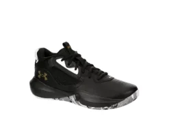 Under Armour Mens Lockdown 6 Basketball Shoe - Black