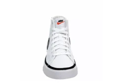 Nike Mens Court Legacy Mid Sneaker - White -Boot Shoes store US 01 631182 02